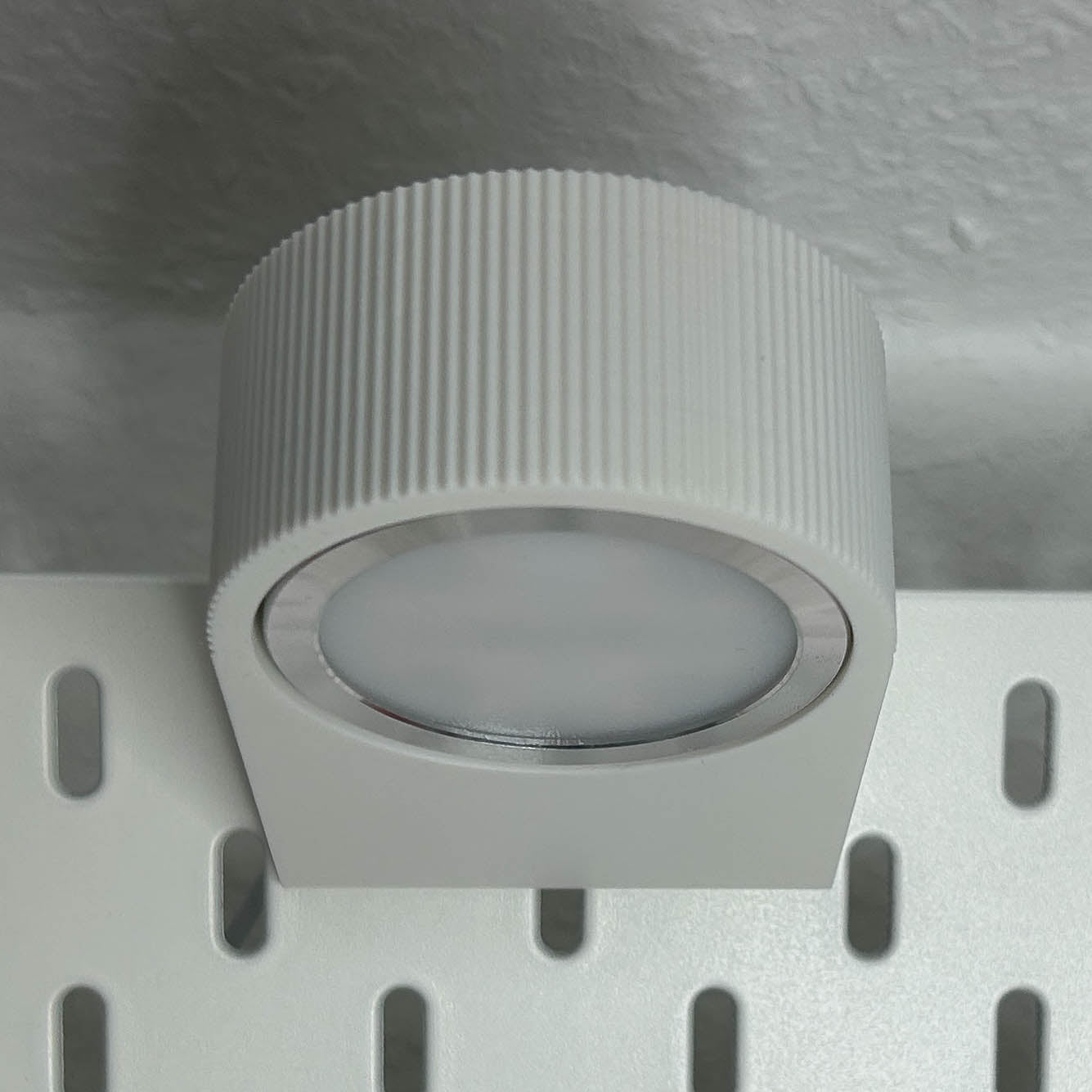 Lampe für IKEA Skadis – LED Licht USB mit Schalter – 3D Druck 105×70×33 mm
