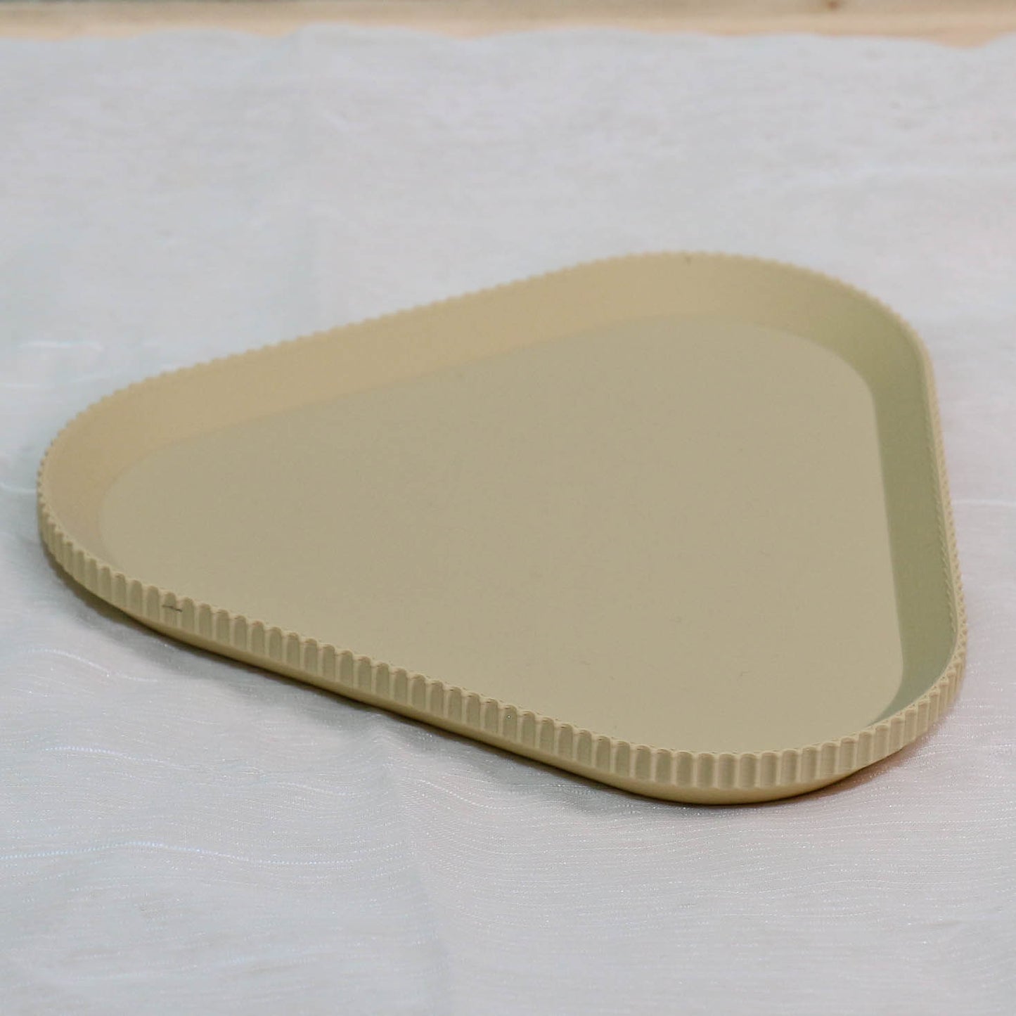 Organizer Schalen 3er Set | Ablage für Büro, Bad & Haushalt | Blau, Lila, Beige