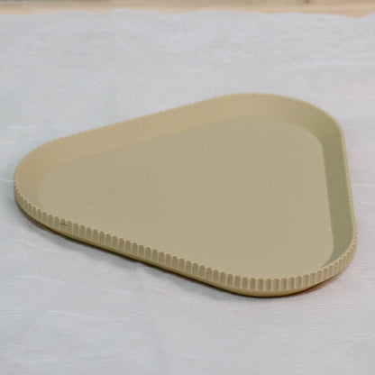Organizer Schalen 3er Set | Ablage für Büro, Bad & Haushalt | Blau, Lila, Beige